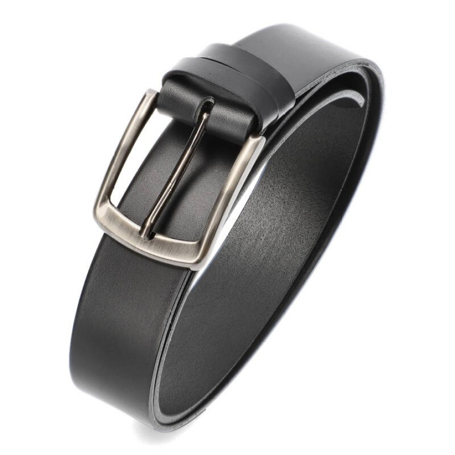 Czarny Skórzany Pasek Męski Armodo