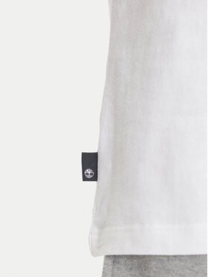 Timberland T-Shirt TB0A5WQQ Biały Regular Fit