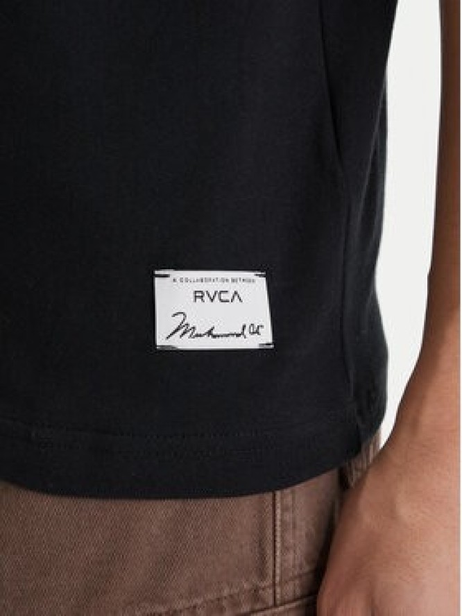 RVCA T-Shirt Va X Ali Ringside 23A353527 Czarny Regular Fit