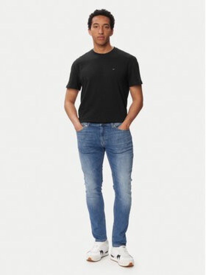 Tommy Jeans T-Shirt Tjm Reg Sflag Ss Tee Ext DM0DM22504 Czarny Regular Fit