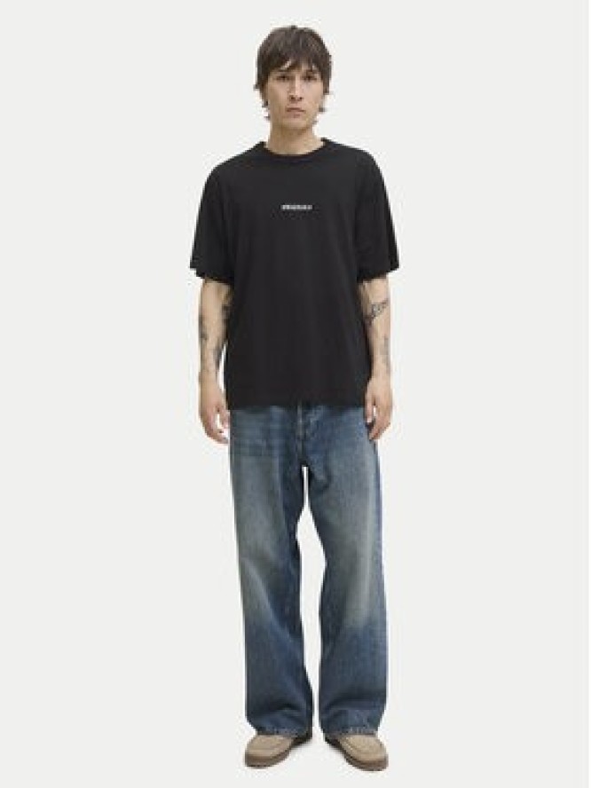 Jack & Jones T-Shirt Meadows Minimal 12283630 Czarny Loose Fit