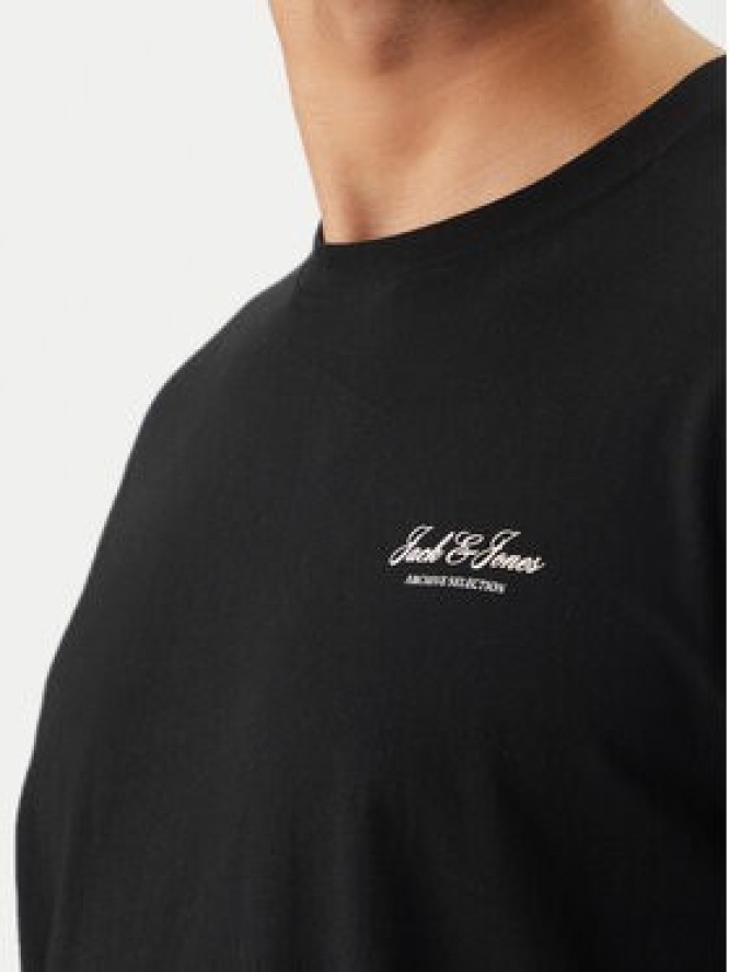 Jack & Jones T-Shirt Earchive 12297641 Czarny Regular Fit