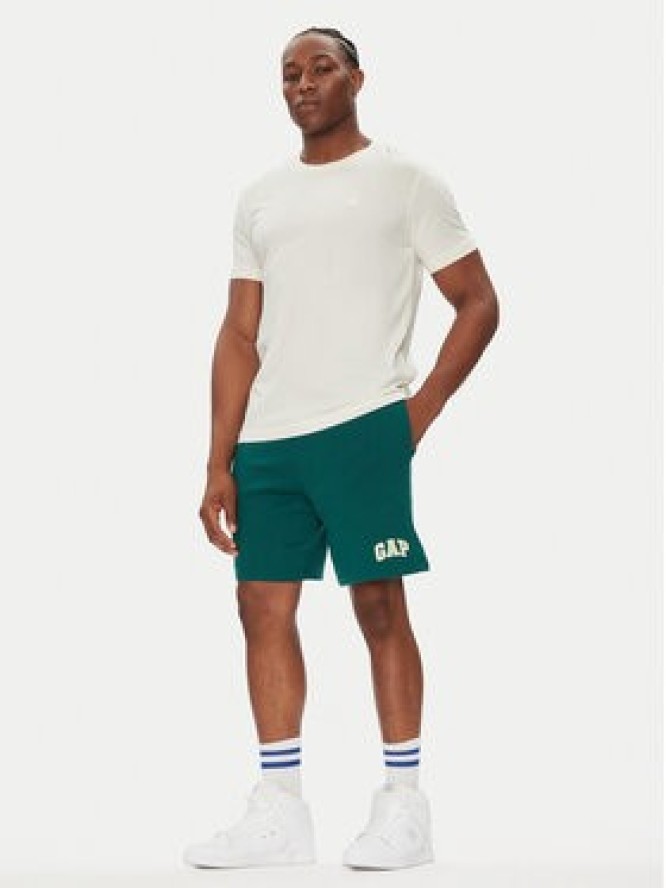 Gap Szorty sportowe 703989-02 Zielony Regular Fit