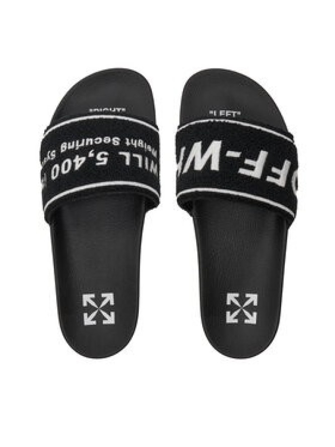 Off-White Klapki OMIC001S22MAT0031001 Czarny