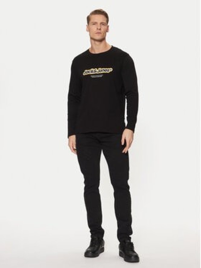 Jack & Jones Longsleeve Vesterbro 12266419 Czarny Relaxed Fit