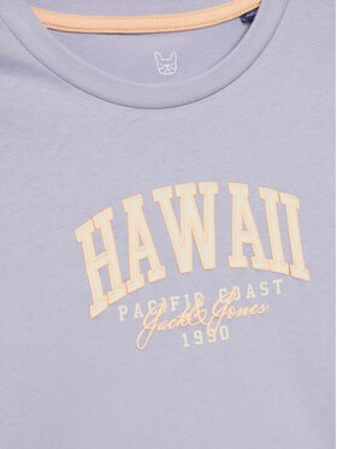 Jack & Jones T-Shirt Detroit 12269816 Fioletowy Relaxed Fit