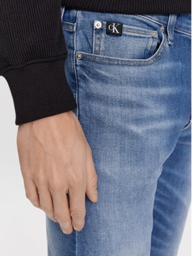 Calvin Klein Jeans Jeansy J30J323685 Niebieski Slim Fit