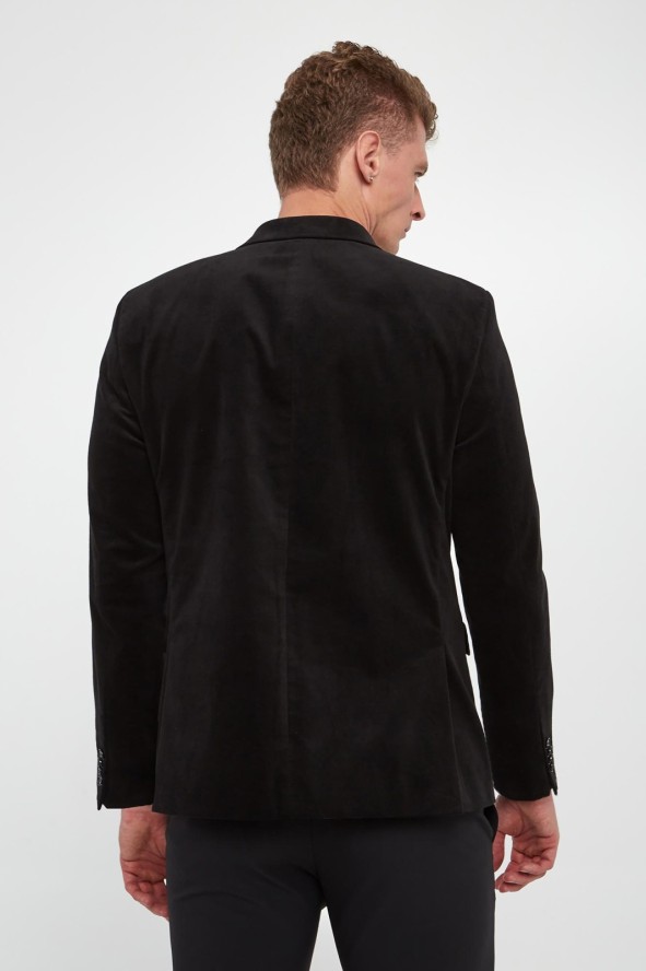 Marynarka męska welurowa KARL LAGERFELD