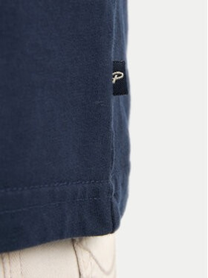 Petrol Industries T-Shirt M-1050-TSR707 Granatowy Regular Fit