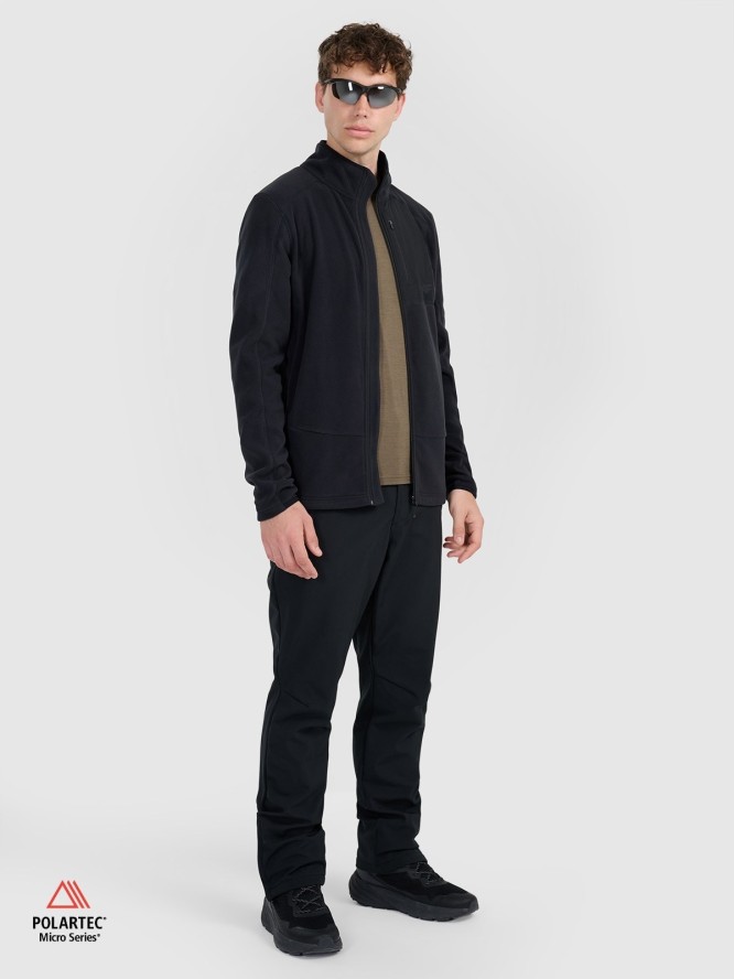 4F Polar ze stójką Polartec regular męski - czarny L