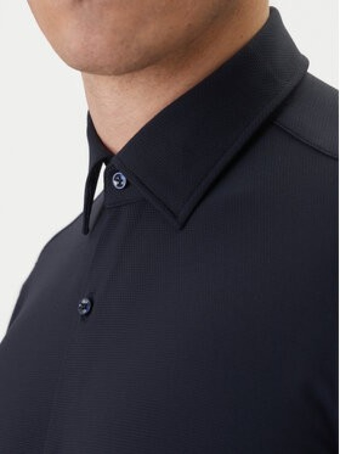 BOSS Koszula P-Hank 50555767 Granatowy Slim Fit