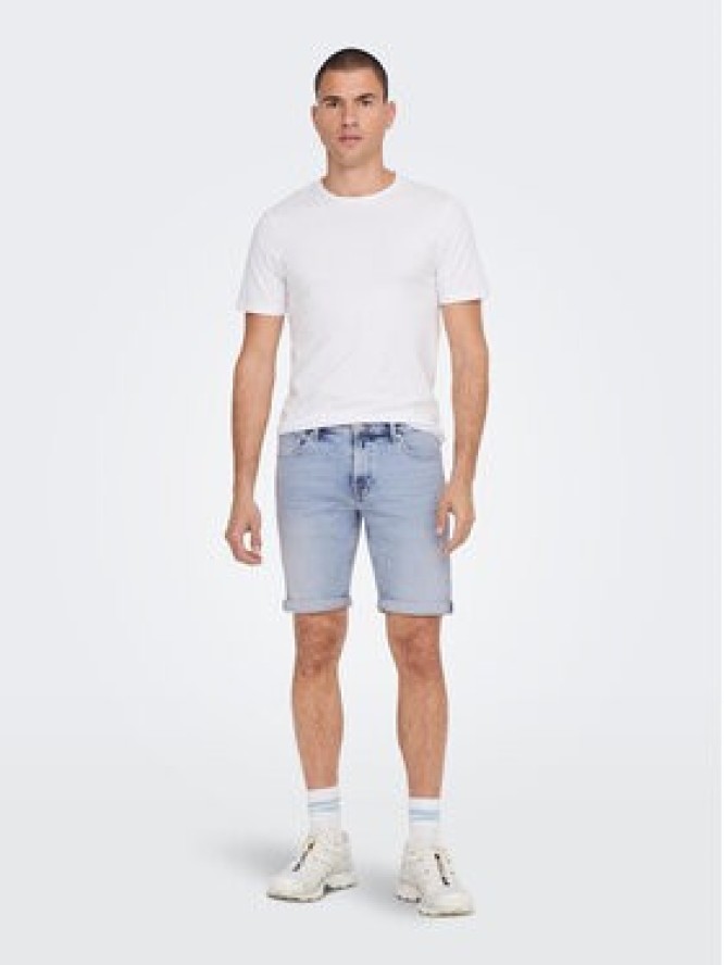 Only & Sons Szorty jeansowe 22025189 Niebieski Regular Fit