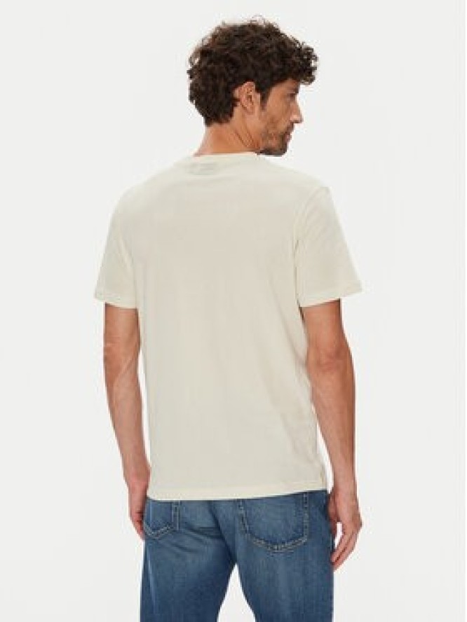 Napapijri T-Shirt S-Aylmer NP0A4HTO Beżowy Regular Fit