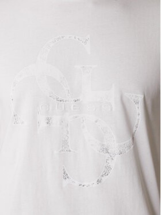Guess T-Shirt M6RI03 I3Z14 Biały Regular Fit