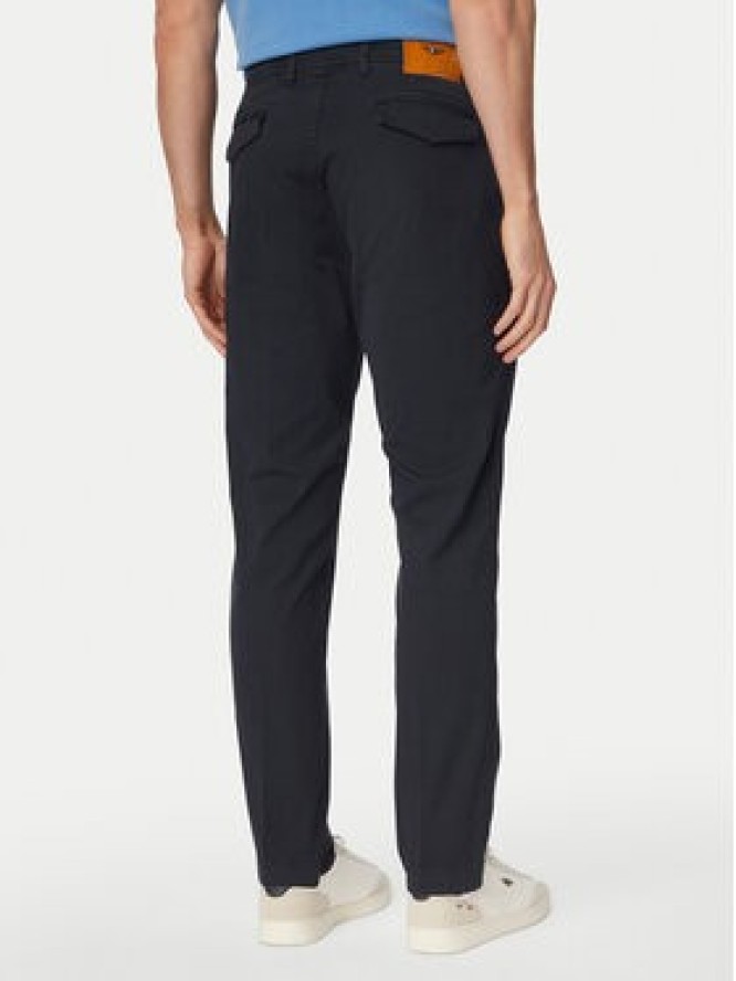 Aeronautica Militare Spodnie materiałowe 261PA1711UCT04292 Granatowy Regular Fit