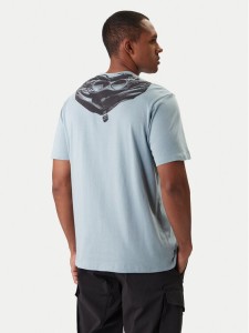 C.P. Company T-Shirt 20CMTS725A005100W Niebieski Regular Fit