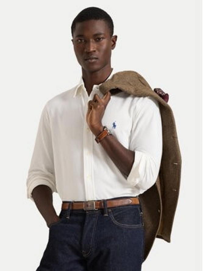Polo Ralph Lauren Koszula 710654408003 Biały Regular Fit
