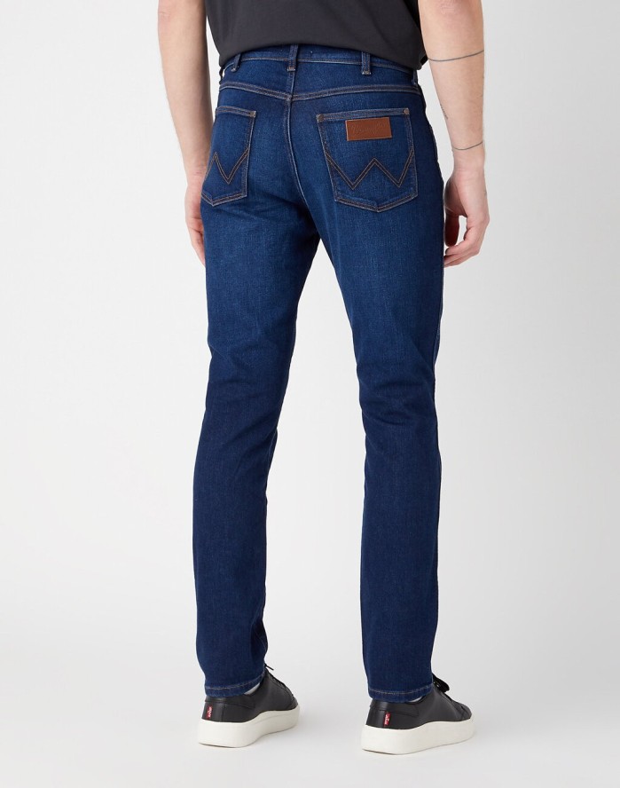 WRANGLER MESKIE SPODNIE JEANSOWE LARSTON BRUSHED STONE W18SMQ395
