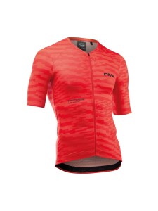 Koszulka rowerowa gravel szosa NORTHWAVE Blade Jersey czerwony
