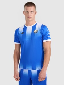 4F Koszulka klubowa wyjazdowa z sezonu 2025/26 męska 4F x Stal Mielec - niebieska 3XL