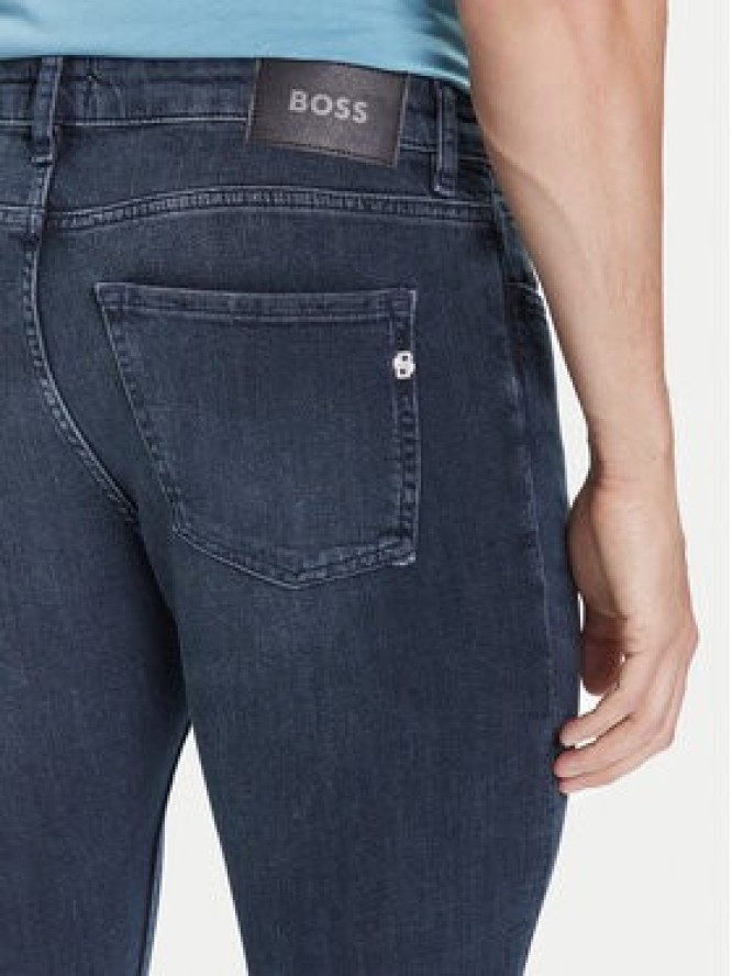 BOSS Jeansy H-Delaware 50544924 Granatowy Slim Fit