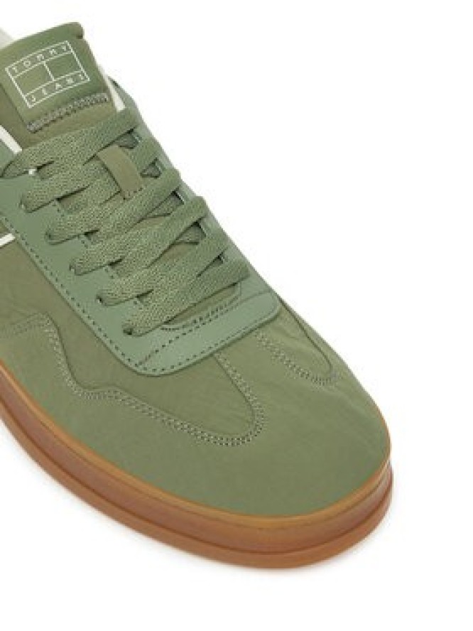 Tommy Jeans Sneakersy The Greenwich Mix Media EM0EM01586 Zielony