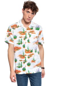 KOSZULA WRANGLER SS RESORT GLOW ORAN W59076H48 112129662