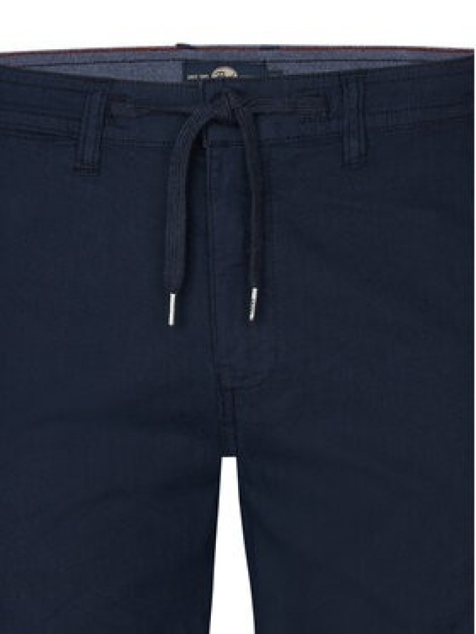 Petrol Industries Szorty materiałowe M-1050-SHO538 Granatowy Slim Fit