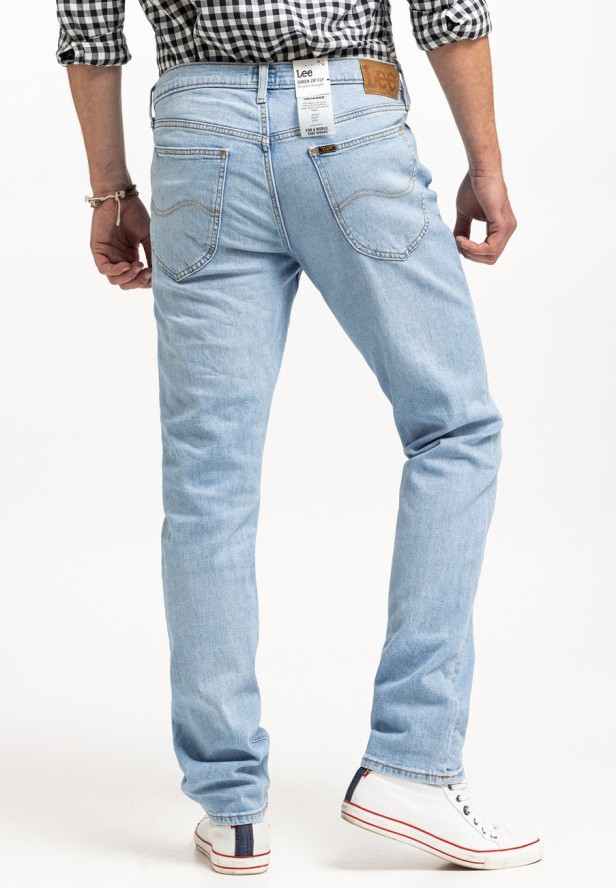 LEE DAREN ZIP FLY MĘSKIE SPODNIE JEANSOWE JEANSY DŻINSY BLUE SKY LIGHT L707ICC25 112331697