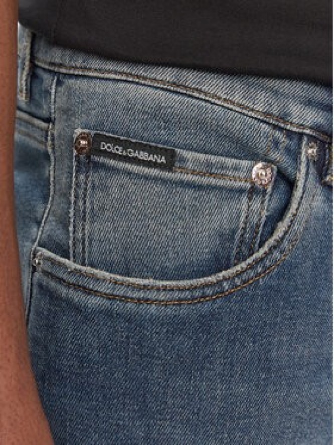 Dolce&Gabbana Jeansy GY07CZ G8LN7 Niebieski Slim Fit