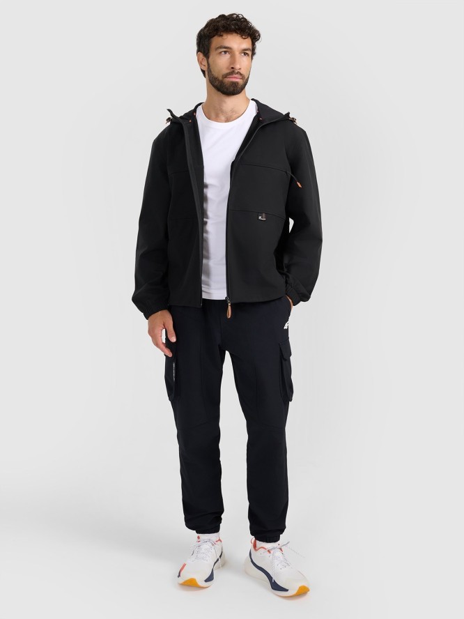 4F Kurtka przejściowa męska - czarna XL