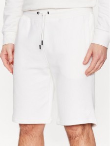 Guess Szorty sportowe Aldwin Z2YD04 KAIJ1 Biały Slim Fit