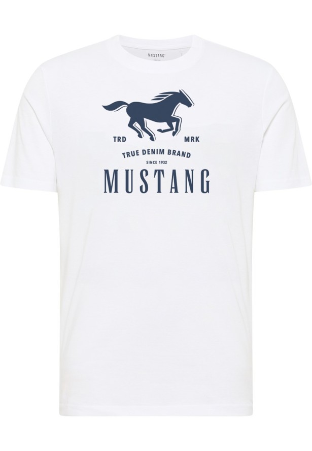 Męski T-Shirt Mustang Style Alex General White 1017993 2045