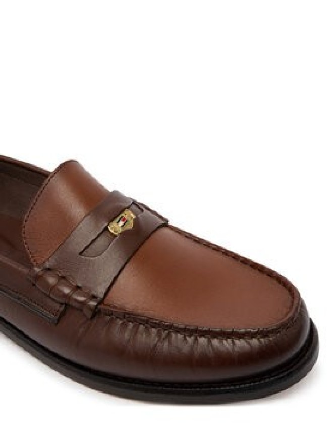 Tommy Hilfiger Mokasyny Penny Crust FM0FM05836 Brązowy