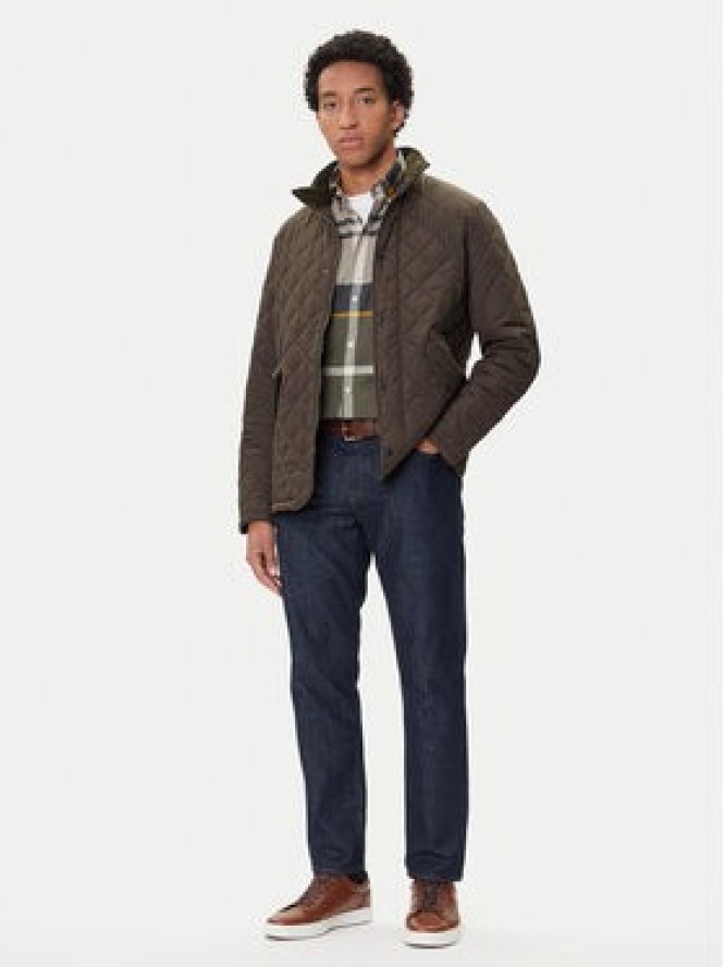 Barbour Kurtka przejściowa Chelsea MQU0006OL51 Zielony Regular Fit