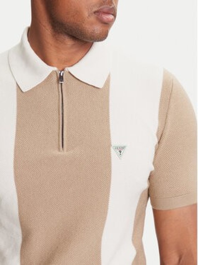 Guess Sweter M5YR11 Z3OE2 Beżowy Regular Fit