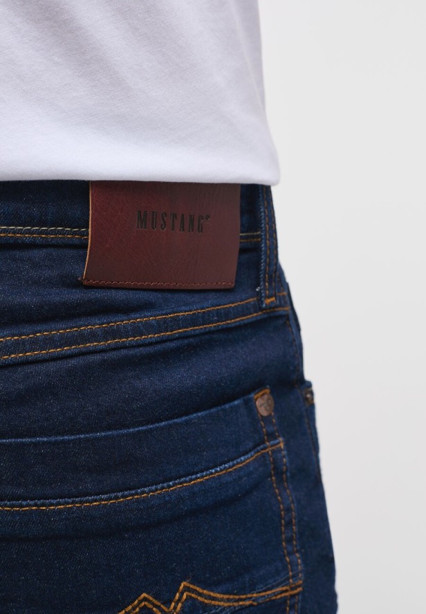 MUSTANG WASHINGTON STRAIGHT MĘSKIE SPODNIE JEANSOWE DENIM BLUE 1014032 5000 900