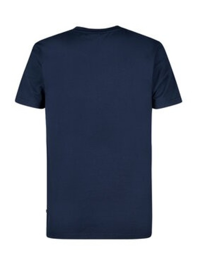 Petrol Industries T-Shirt M-1050-TSR634 Granatowy Regular Fit