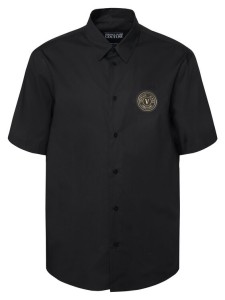 Versace Jeans Couture Koszula 80GALCS0 CNY17 Czarny Regular Fit