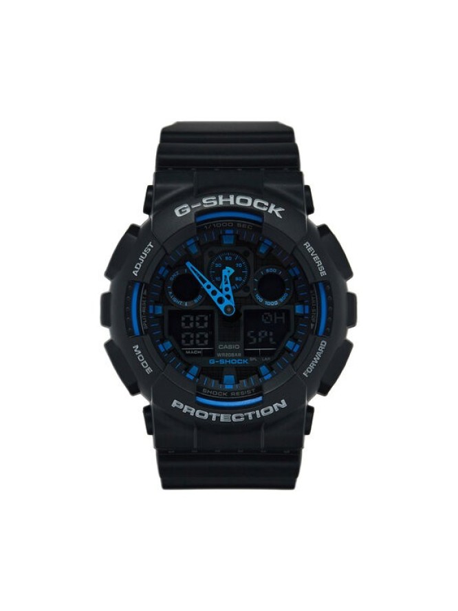 G-Shock Zegarek GA-100-1A2ER Czarny