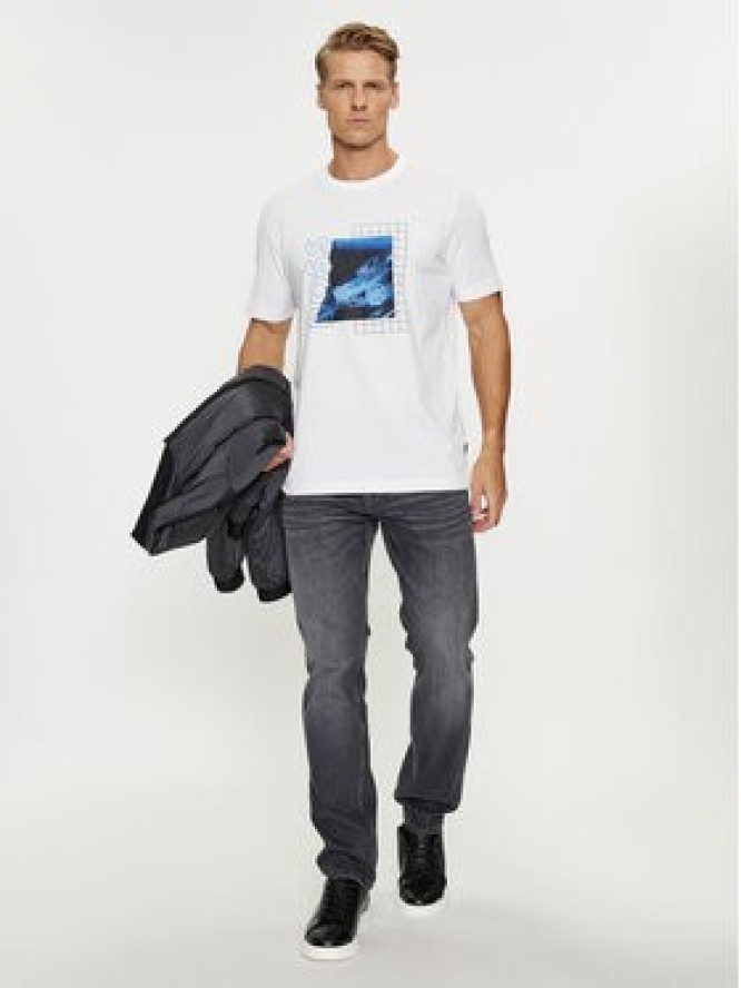 Boss T-Shirt Tiburt 412 50495689 Biały Regular Fit