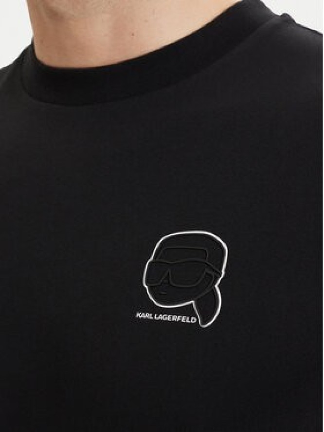 KARL LAGERFELD T-Shirt 755026 563224 Czarny Regular Fit