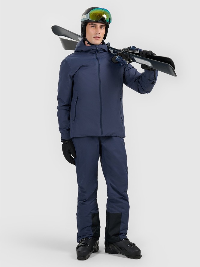 4F Kurtka narciarska membrana 5000 męska - granatowa 3XL