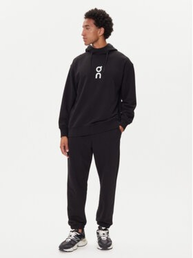 On Spodnie dresowe Club Pants 1ME1004 Czarny Relaxed Fit