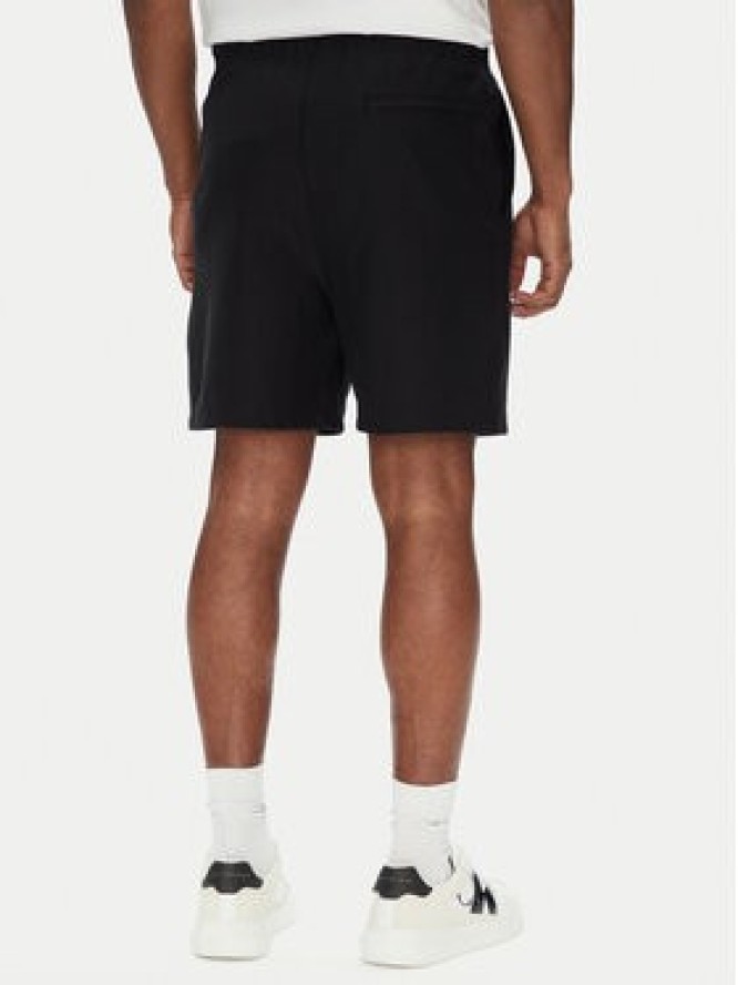 Calvin Klein Jeans Szorty sportowe Premium Terry LV04RC280G Czarny Regular Fit