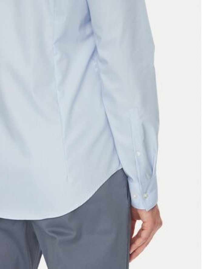 Calvin Klein Koszula LV019EU017 Błękitny Slim Fit