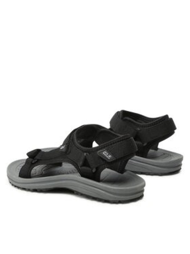 Jack Wolfskin Sandały Wave Breaker M 4052011 Czarny