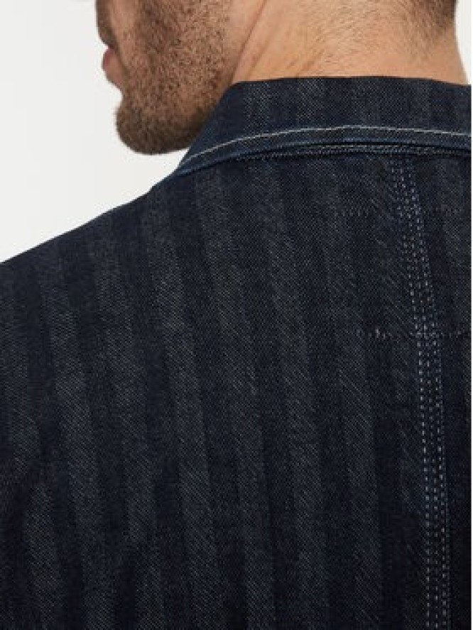 Mustang Kurtka jeansowa Monowi 1015900 Granatowy Boxy Fit