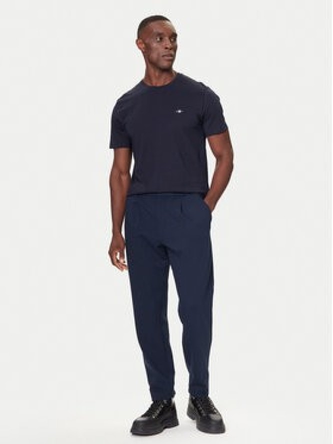 Gant T-Shirt 2004080 Granatowy Regular Fit