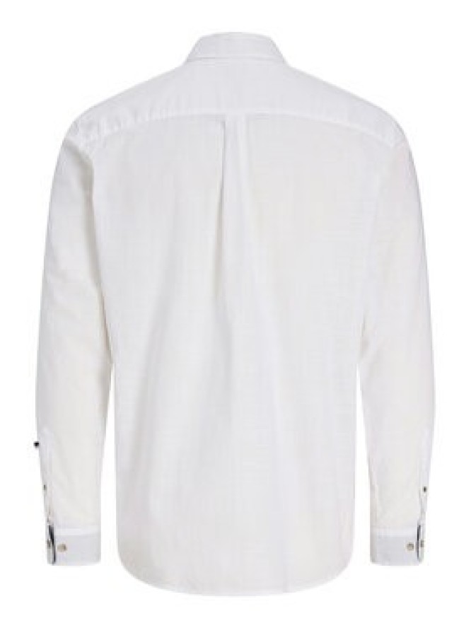 Jack & Jones Koszula Henry 12289197 Biały Regular Fit